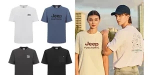 가성비최고 JEEP 남성 24 SUMMER COOL SORONA 반팔 티셔츠 4종 베스트 8